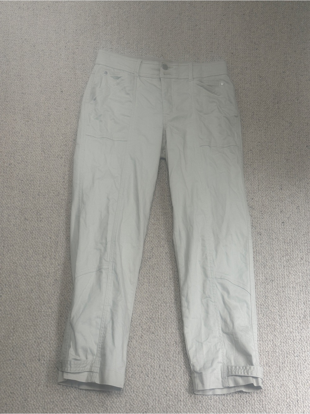 Democracy Light Gray Cropped Jeans